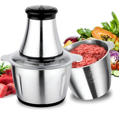 Multiprocessador E Triturador/Picador De Alimentos Elétrico 3  Litros Inox  Moedor de Alimentos Cort