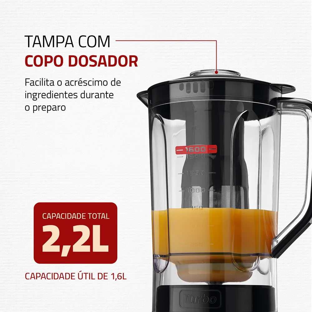 Liquidificador Turbo Power Mondial 550W - L-99 FB - Image 5